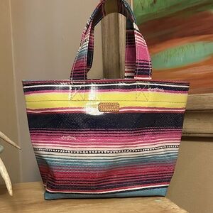 Consuela Vibrant Striped Tote Bag